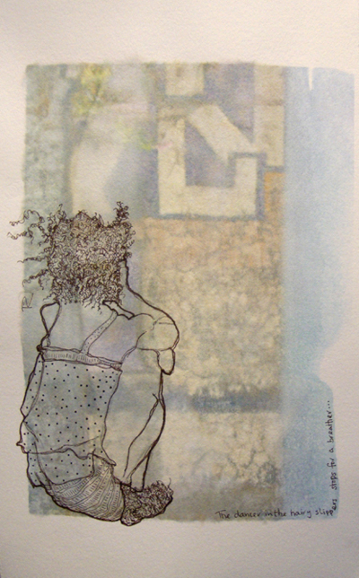 Woman staring out a window