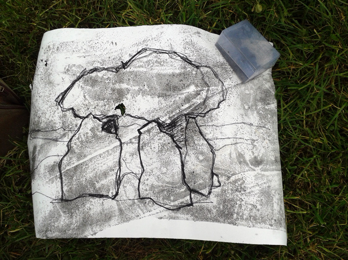 Carreg Samson drawing