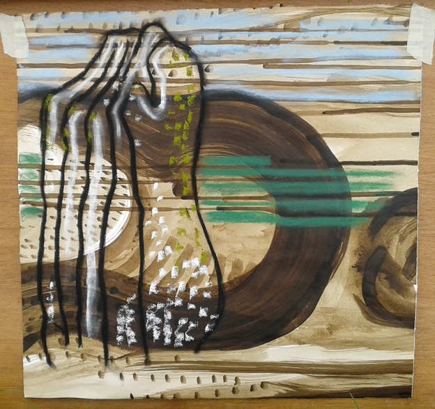 The Is-coed stone near Ferryside