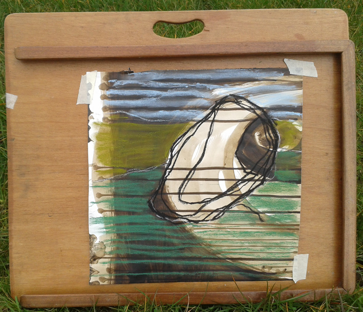 The third stone at Llechdwnni