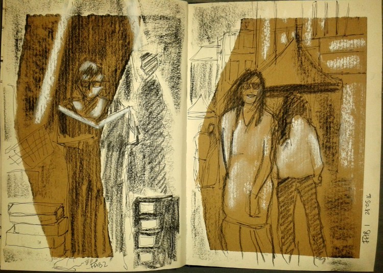 Drawing at Fringe Arts Bath